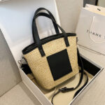 Basttasche strandtasche - Schwarz