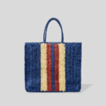 Geflochtene tasche stroh