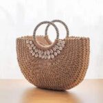 Große strandtasche korb