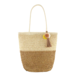 Korbtasche geflochten - Blau