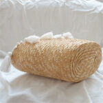 Korbtasche mit bommeln