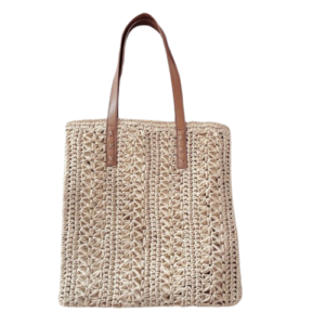 Korbtasche strand - Weiß