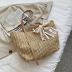 Raffia tasche häkeln - Beige