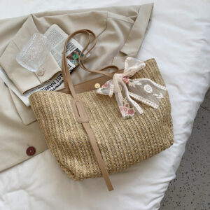 Raffia tasche häkeln - Beige