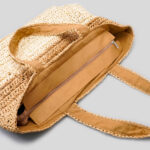 Strandtasche aus stroh