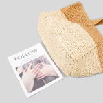 Strandtasche aus stroh