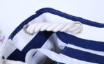 Strandtasche blau weiß gestreift