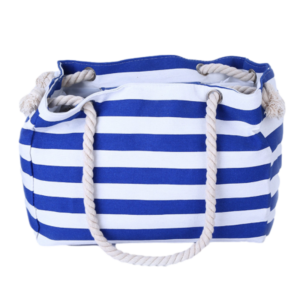 Strandtasche blau weiß gestreift - Blau