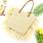 Strandtasche boho - Weiß