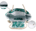 Strandtasche mit kordelgriff