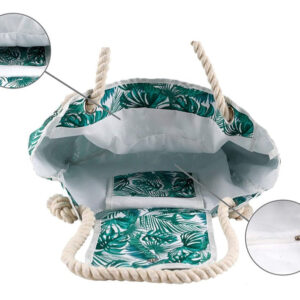 Strandtasche mit kordelgriff