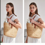 Strandtasche stroh groß