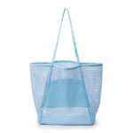 Strandtasche transparent - Blau