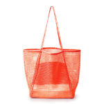 Strandtasche transparent - Rot