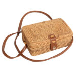 Stroh korbtasche