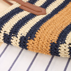 Stroh strandtasche